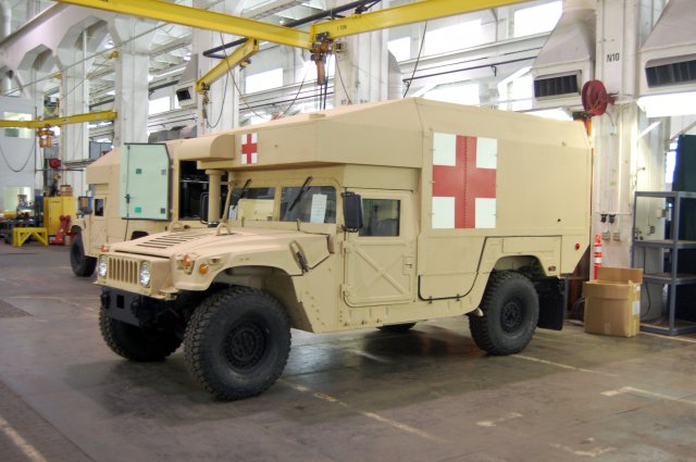 Humvee ground ambulance