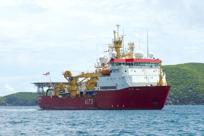 UK Royal Navy's HMS Protector